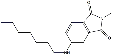 5-(heptylamino)-2-methyl-2,3-dihydro-1H-isoindole-1,3-dione Struktur