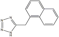 5-(naphthalen-1-ylmethyl)-1H-1,2,3,4-tetrazole Struktur