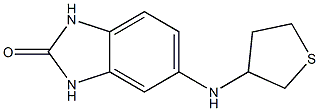 5-(thiolan-3-ylamino)-2,3-dihydro-1H-1,3-benzodiazol-2-one Struktur