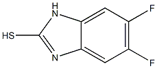 5,6-difluoro-1H-1,3-benzodiazole-2-thiol Struktur