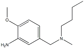 5-{[butyl(methyl)amino]methyl}-2-methoxyaniline Struktur