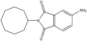 5-amino-2-cyclooctyl-2,3-dihydro-1H-isoindole-1,3-dione Struktur