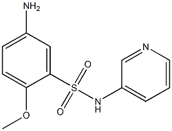 5-amino-2-methoxy-N-(pyridin-3-yl)benzene-1-sulfonamide Struktur