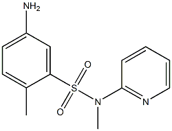 5-amino-N,2-dimethyl-N-(pyridin-2-yl)benzene-1-sulfonamide Struktur