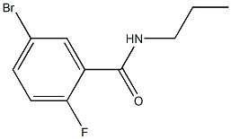 5-bromo-2-fluoro-N-propylbenzamide Struktur