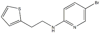 5-bromo-N-[2-(thiophen-2-yl)ethyl]pyridin-2-amine Struktur