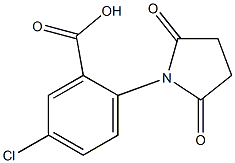 5-chloro-2-(2,5-dioxopyrrolidin-1-yl)benzoic acid Struktur