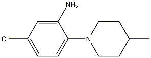 5-chloro-2-(4-methylpiperidin-1-yl)aniline Struktur