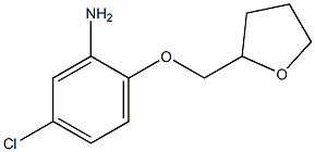 5-chloro-2-(tetrahydrofuran-2-ylmethoxy)aniline Struktur