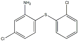 5-chloro-2-[(2-chlorophenyl)sulfanyl]aniline Struktur