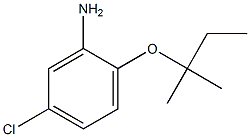 5-chloro-2-[(2-methylbutan-2-yl)oxy]aniline Struktur