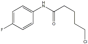 5-chloro-N-(4-fluorophenyl)pentanamide Struktur