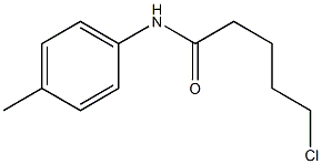 5-chloro-N-(4-methylphenyl)pentanamide Struktur