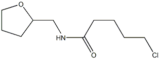 5-chloro-N-(oxolan-2-ylmethyl)pentanamide Struktur