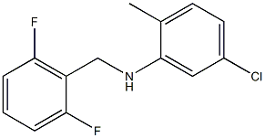 5-chloro-N-[(2,6-difluorophenyl)methyl]-2-methylaniline Struktur