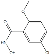 5-chloro-N-hydroxy-2-methoxybenzamide Struktur