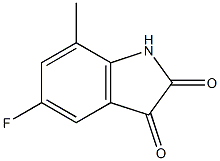 5-fluoro-7-methyl-1H-indole-2,3-dione Struktur