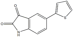 5-thien-2-yl-1H-indole-2,3-dione Struktur