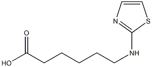 6-(1,3-thiazol-2-ylamino)hexanoic acid Struktur