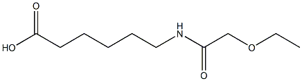 6-(2-ethoxyacetamido)hexanoic acid Struktur