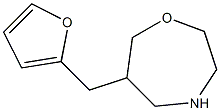 6-(furan-2-ylmethyl)-1,4-oxazepane Struktur