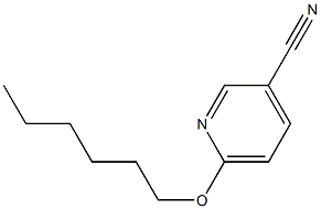 6-(hexyloxy)pyridine-3-carbonitrile Struktur