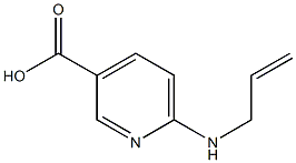 6-(prop-2-en-1-ylamino)pyridine-3-carboxylic acid Struktur