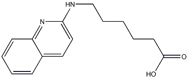 6-(quinolin-2-ylamino)hexanoic acid Struktur