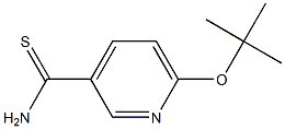 6-(tert-butoxy)pyridine-3-carbothioamide Struktur