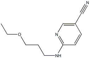 6-[(3-ethoxypropyl)amino]nicotinonitrile Struktur