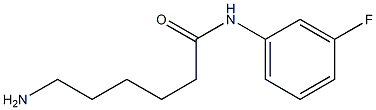 6-amino-N-(3-fluorophenyl)hexanamide Struktur