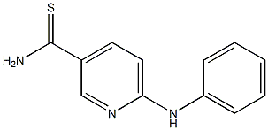 6-anilinopyridine-3-carbothioamide Struktur