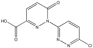 6'-chloro-6-oxo-6H-1,3'-bipyridazine-3-carboxylic acid Struktur