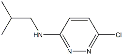 6-chloro-N-(2-methylpropyl)pyridazin-3-amine Struktur