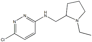 6-chloro-N-[(1-ethylpyrrolidin-2-yl)methyl]pyridazin-3-amine Struktur