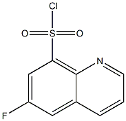 6-fluoroquinoline-8-sulfonyl chloride Struktur