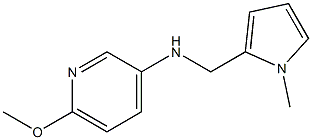 6-methoxy-N-[(1-methyl-1H-pyrrol-2-yl)methyl]pyridin-3-amine Struktur