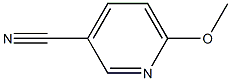 6-methoxypyridine-3-carbonitrile Struktur