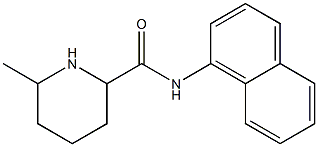 6-methyl-N-(naphthalen-1-yl)piperidine-2-carboxamide Struktur