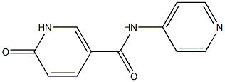 6-oxo-N-(pyridin-4-yl)-1,6-dihydropyridine-3-carboxamide Struktur