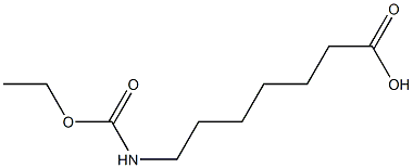 7-[(ethoxycarbonyl)amino]heptanoic acid Struktur