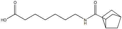 7-{bicyclo[2.2.1]heptan-2-ylformamido}heptanoic acid Struktur