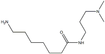 7-amino-N-[3-(dimethylamino)propyl]heptanamide Struktur