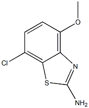 7-chloro-4-methoxy-1,3-benzothiazol-2-amine Struktur