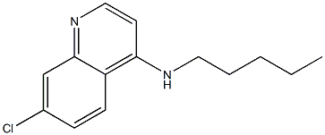 7-chloro-N-pentylquinolin-4-amine Struktur