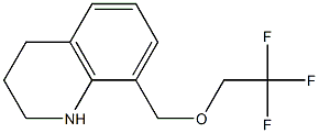 8-[(2,2,2-trifluoroethoxy)methyl]-1,2,3,4-tetrahydroquinoline Struktur