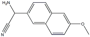 amino(6-methoxy-2-naphthyl)acetonitrile Struktur