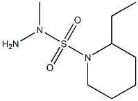 amino-N-methyl-N-[2-(piperidin-2-yl)ethyl]sulfonamide Struktur