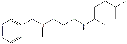 benzyl(methyl){3-[(5-methylhexan-2-yl)amino]propyl}amine Struktur