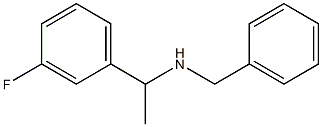 benzyl[1-(3-fluorophenyl)ethyl]amine Struktur